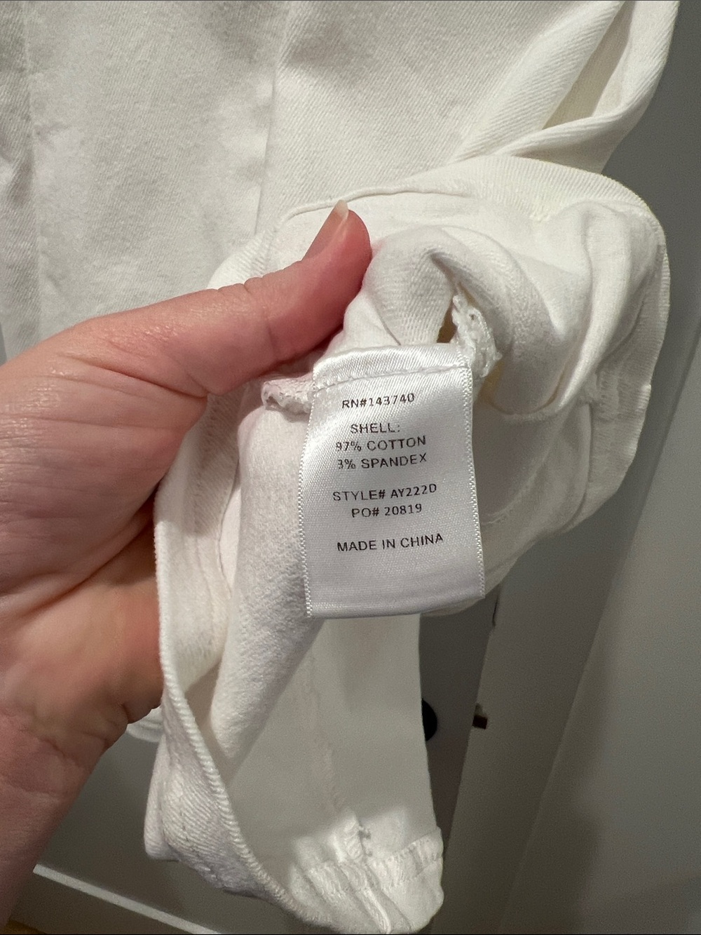 Hyacinth House White Front Zip Denim Mini Dress - Picture 10 of 11
